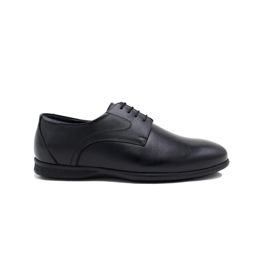 Noble Black Leather Derby