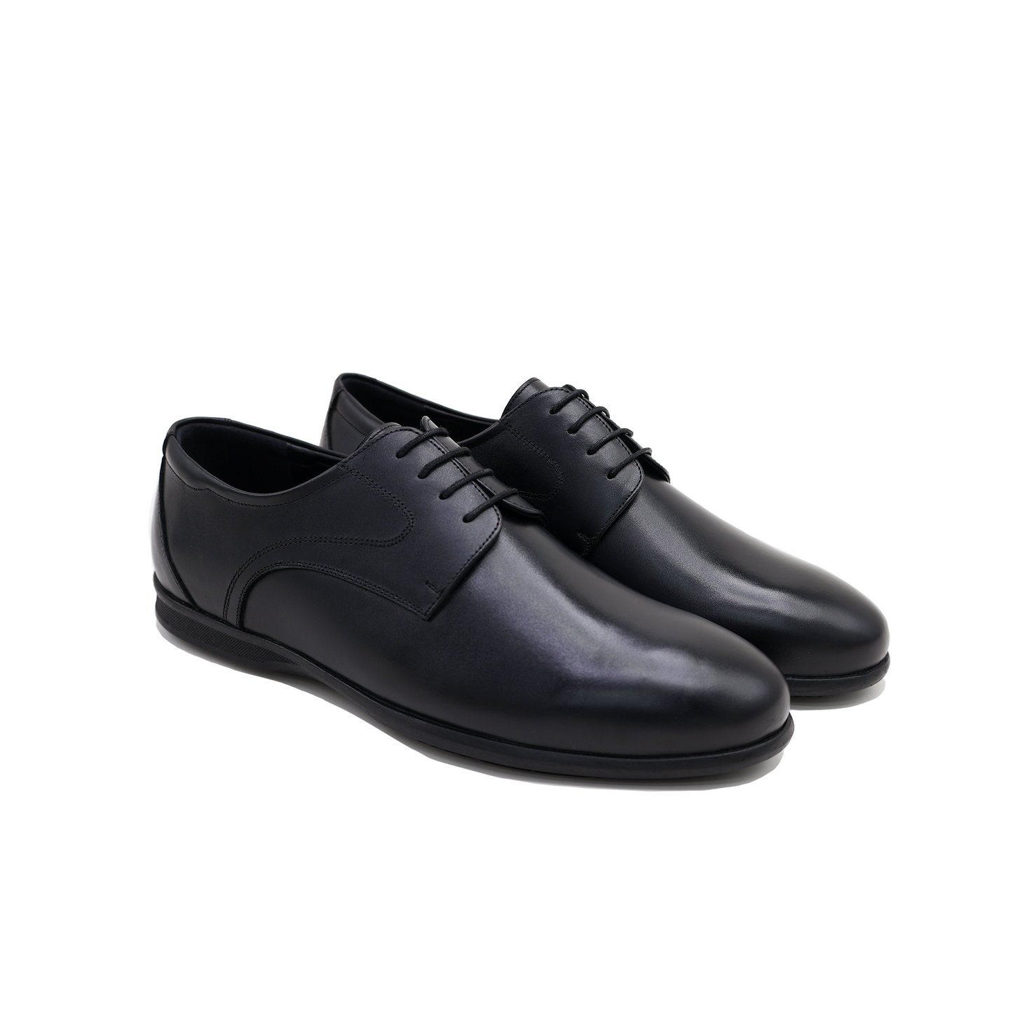 Noble Black Leather Derby