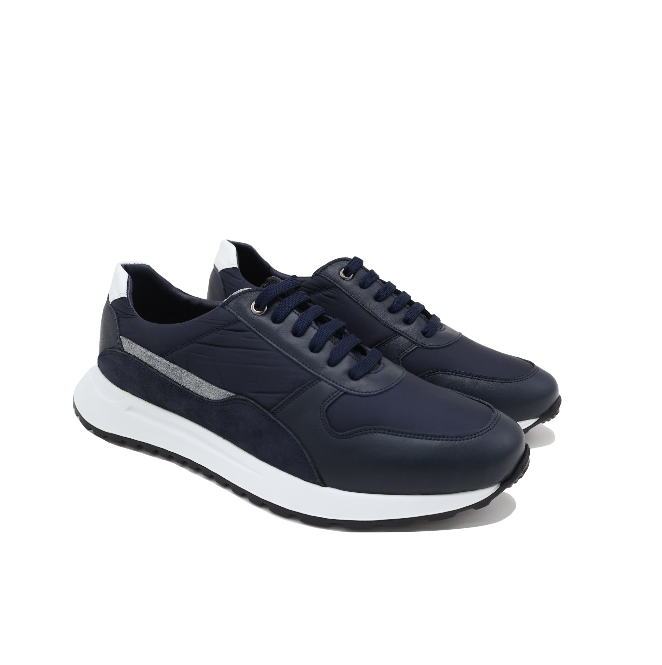 Navy Vogue Sneakers